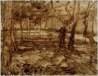 Corner in the Garden of the Sanatorium by Vincent van Gogh